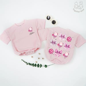 Personalized Pickleball Baby Romper, Custom Name Toddler, Pickleball Outfit for Baby, Baby Shower Gift, Pickleball Lover Gift
