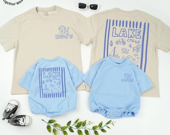 Personalized Lake Crew Matching Shirts, Summer Holiday Family Shirts, Lake Trip Family Tees, Family Summer Vacation Shirt, Lake Life Shirts