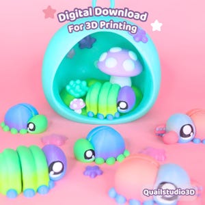 Insektsterrarium STL | Flexi Bugs Variety Pack (digital nedladdning)
