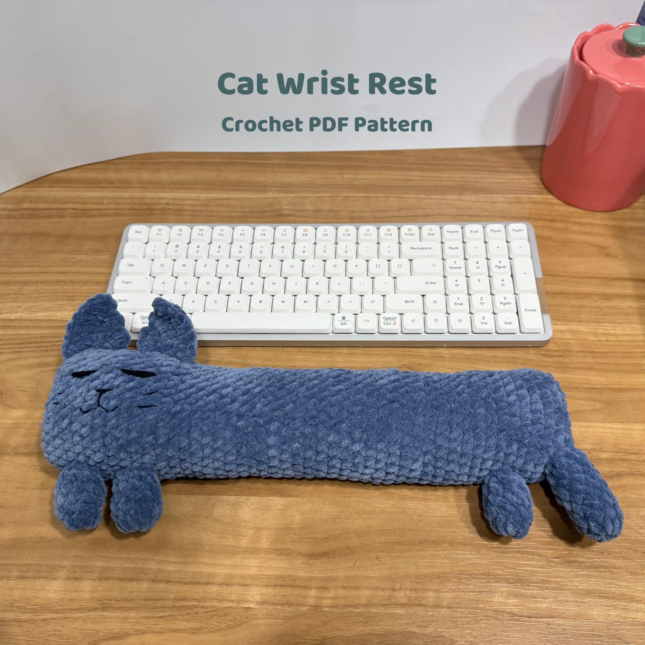 Tapis de souris ergonomique en silicone avec repose-poignet, Rose - Tapis de souris - Achat & prix