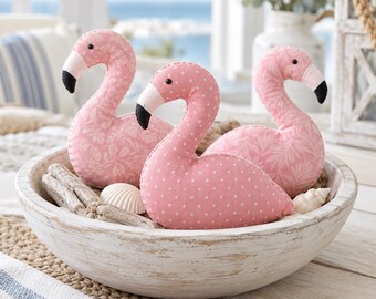 Pink Flamingo Sewing Pattern PDF Beginner Sew