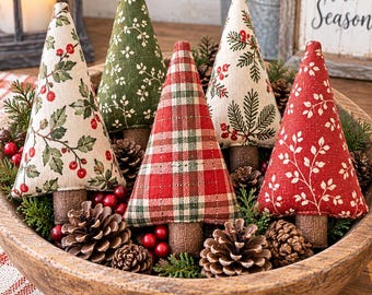Einfacher Weihnachtsbaum aus Stoff / Nähvorlage für Anfänger / Digitaler Download