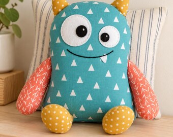Monster Doll Sewing Pattern PDF Easy Sew