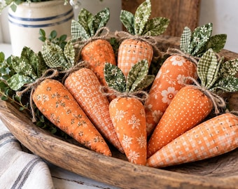 Carrot Bowl Filler/ Kitchen Decoration/ Easy Sew/Digital Download/Spring Decor