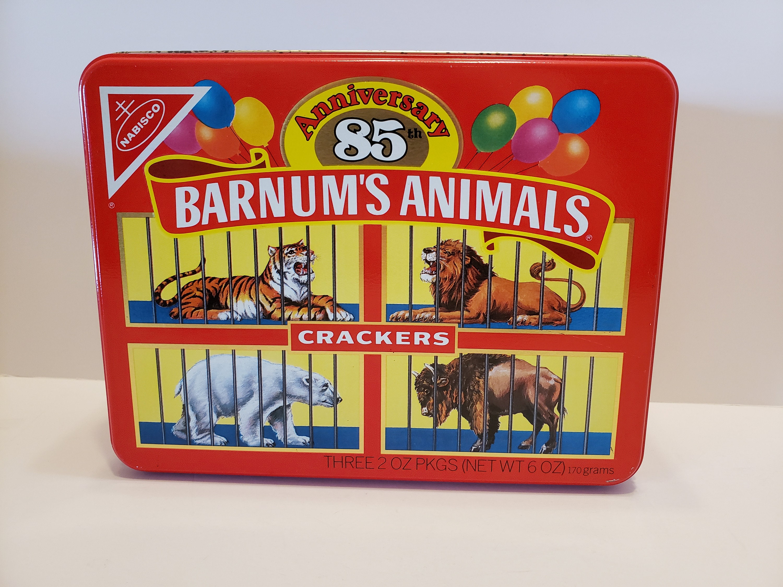 Vintage Barnum's Animal Crackers Tin: 85th Anniversary Edition - Etsy