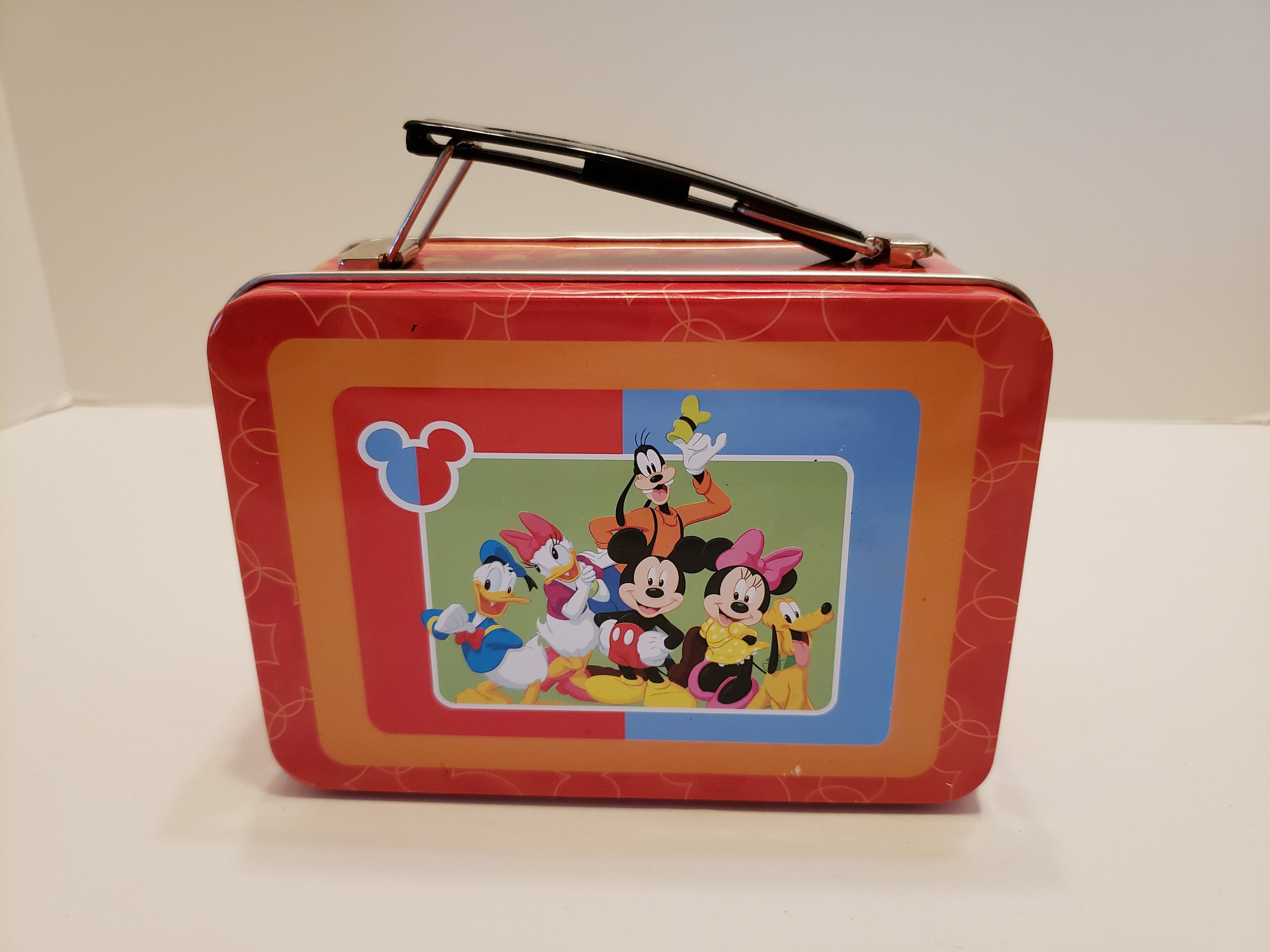 Vintage Mickey Mouse & Gang Tin Lunch Box - Etsy