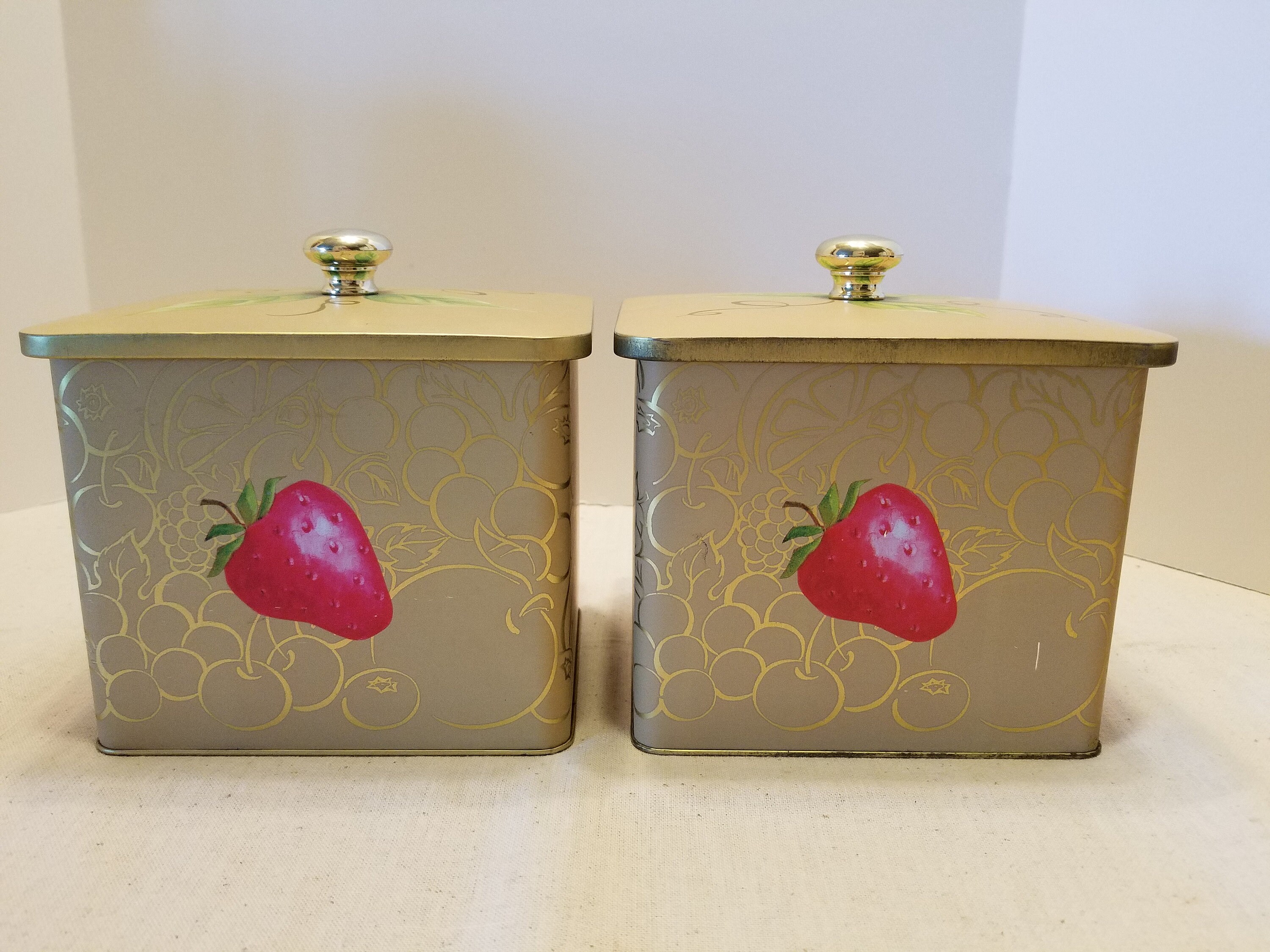 Knotts Berry Farm Shortbread Cookies Canisters Vintage Etsy