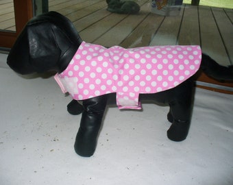 Raincoat in x-sm,l, 11" spine