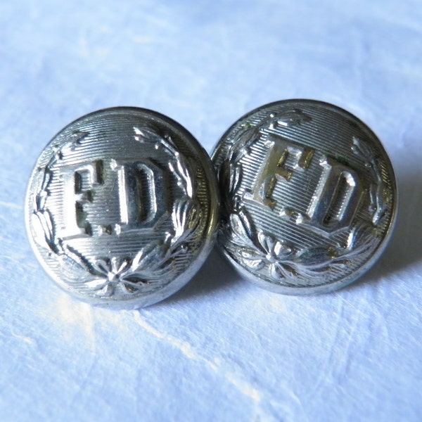 Vintage Boston Fire Department Buttons