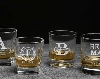 Groomsman 11oz Whiskey Glass, Engraved Old Fashion, Groomsmen Gift Idea, Personalized Groomsman - Best Man Gift, Wedding Shot Glasses