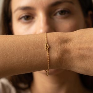 Bergsarmband i 925 sterlingsilver, bergsberlockarmband, naturarmband, naturresesmycken, vandringssmycken, presentarmband