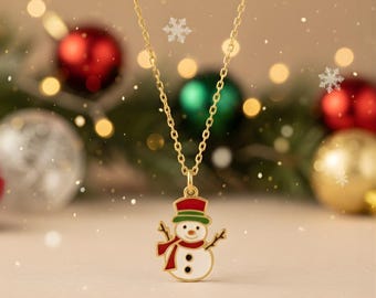 Pendentif Bonhomme De Neige En Argent 925 Avec Zirconium Cubique - Neuf (USA)