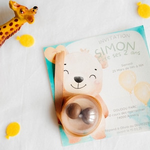 Tarjeta de invitación de cumpleaños para niños y bebés