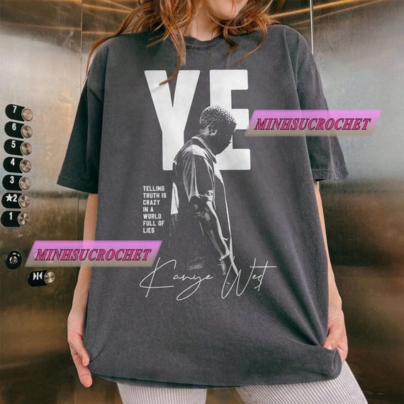 Vintage 90s Bootleg Graphic Style T-shirt, Kanye West Retro Shirt