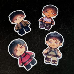 resident evil holographic stickers