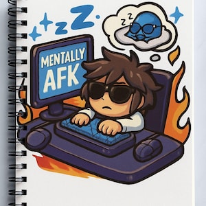 Pixel Art Gamer Stickers: Retro AFK Cozy Vibe Decals