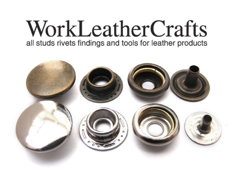 50sets 12mm SNAPS Fasteners Press Stud Poppers Ring Socket Etsy