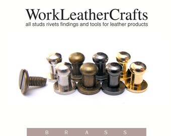 Leatherworking Studs - Etsy