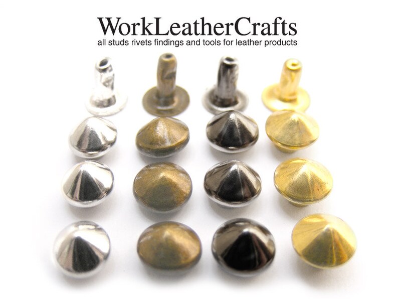 100sets 6mm / 8mm CONE Rapid Rivet Stud Etsy