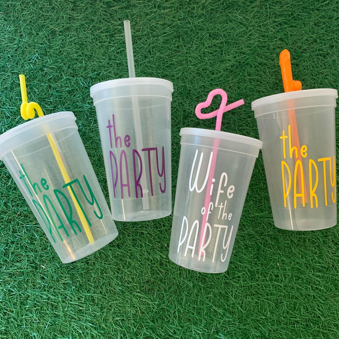 Wife of the Party the Party Bachelorette Party Cups With Etsy