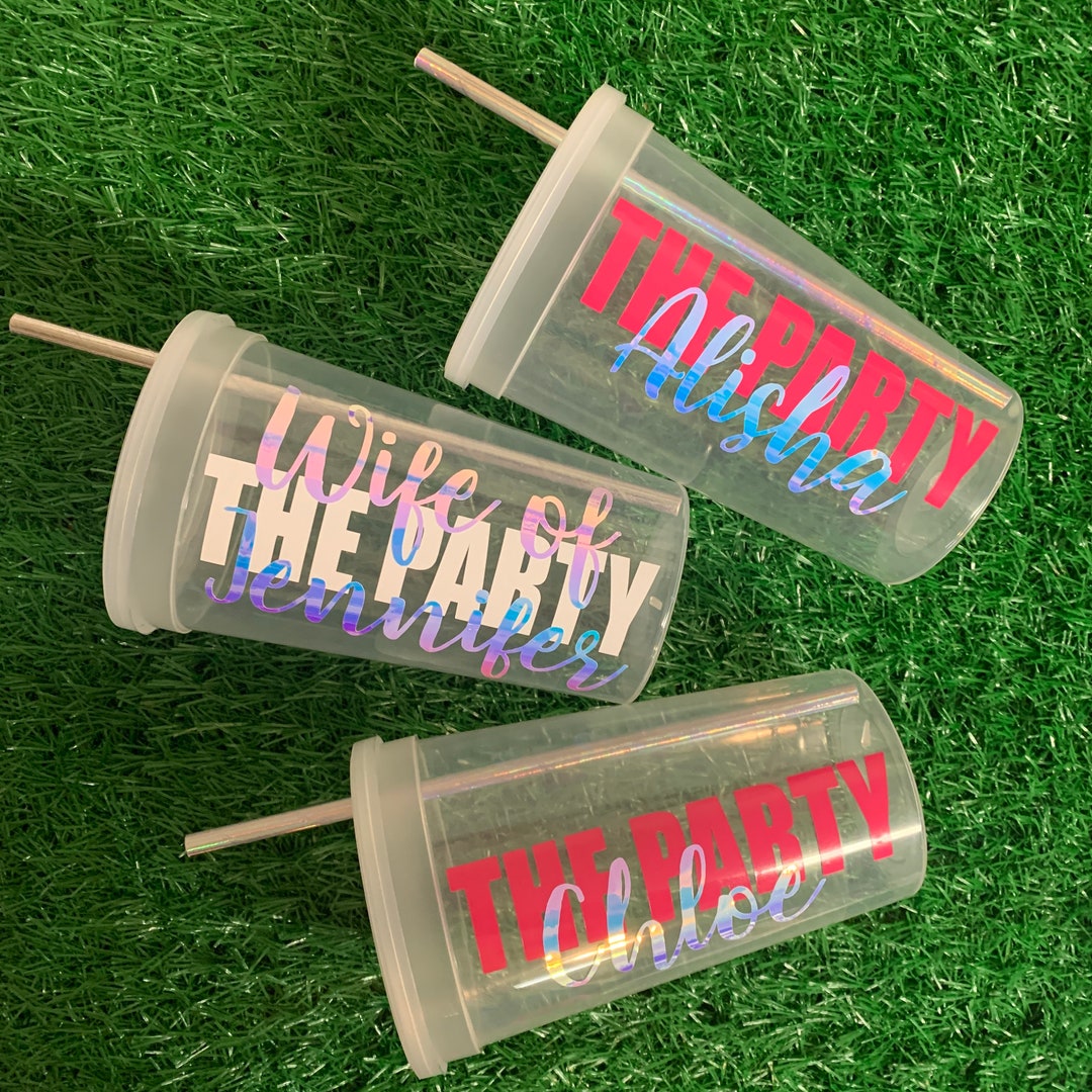 Bachelorette Party Cups Wife of the Party Cups Personalized Etsy