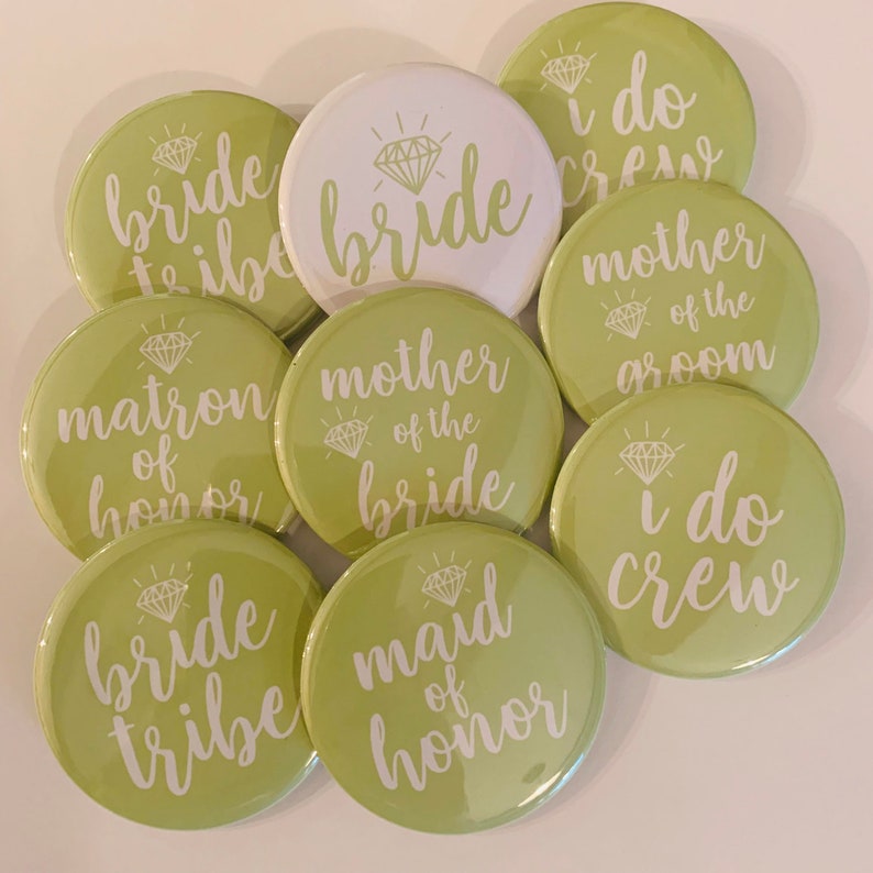 Bridal Party 2.25 Inch Pocket Mirrors Wedding Party Favors Etsy