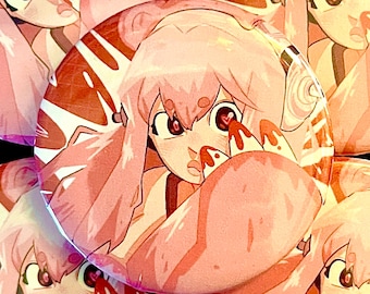 Super Sonico X Gloomy Bear inspired button/pin