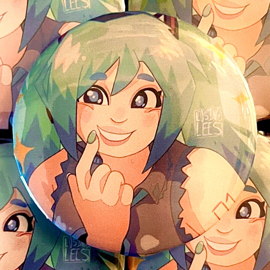 Hatsune Miku - Vocaloid Inspired Button/pin - Etsy