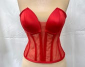 Mesh Bustier Corset Top