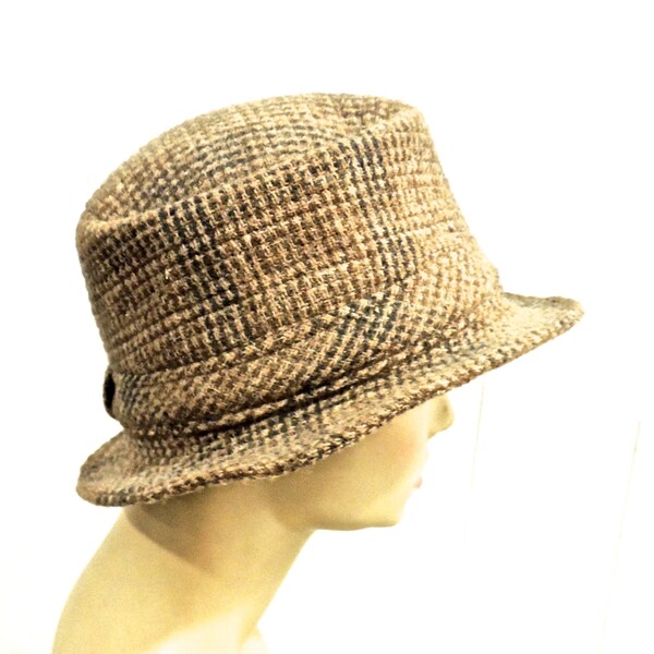 vintage Pendleton hat - 1950s-60s wool tweed fedora