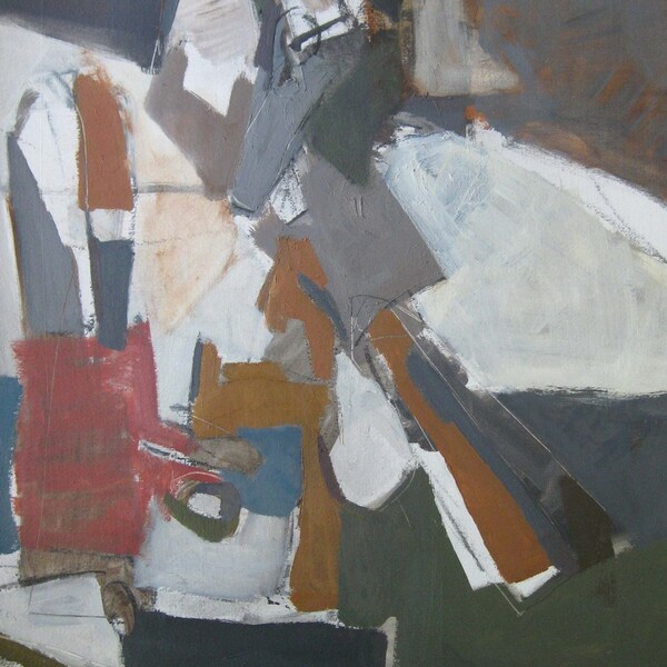 Swing-a-way 3--original abstract painting on paper