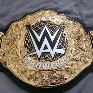 World Heavyweight Championship Replica Belt | 6MM Metal Plates | Adult Size Wrestling Title | Wrestling Fan Gift | Cosplay Prop