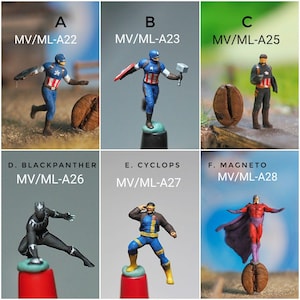 Miniatur Scale Super Hero  1/64 or 1/87 for diorama or diecast