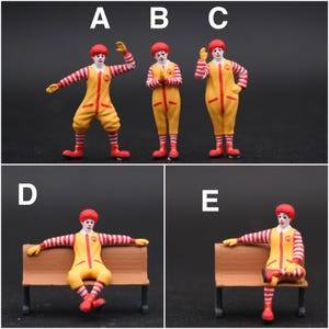 Miniatur Scale MCDonal 1/64 or 1/87 for diorama or diecast