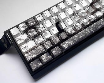 Amazon | PBT キーキャップ 143 キー チェリープロファイルレトロキー 