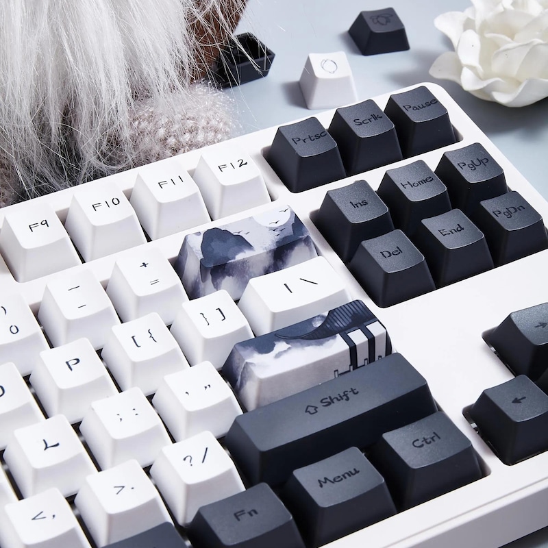 Black Keycaps Japanese - Etsy