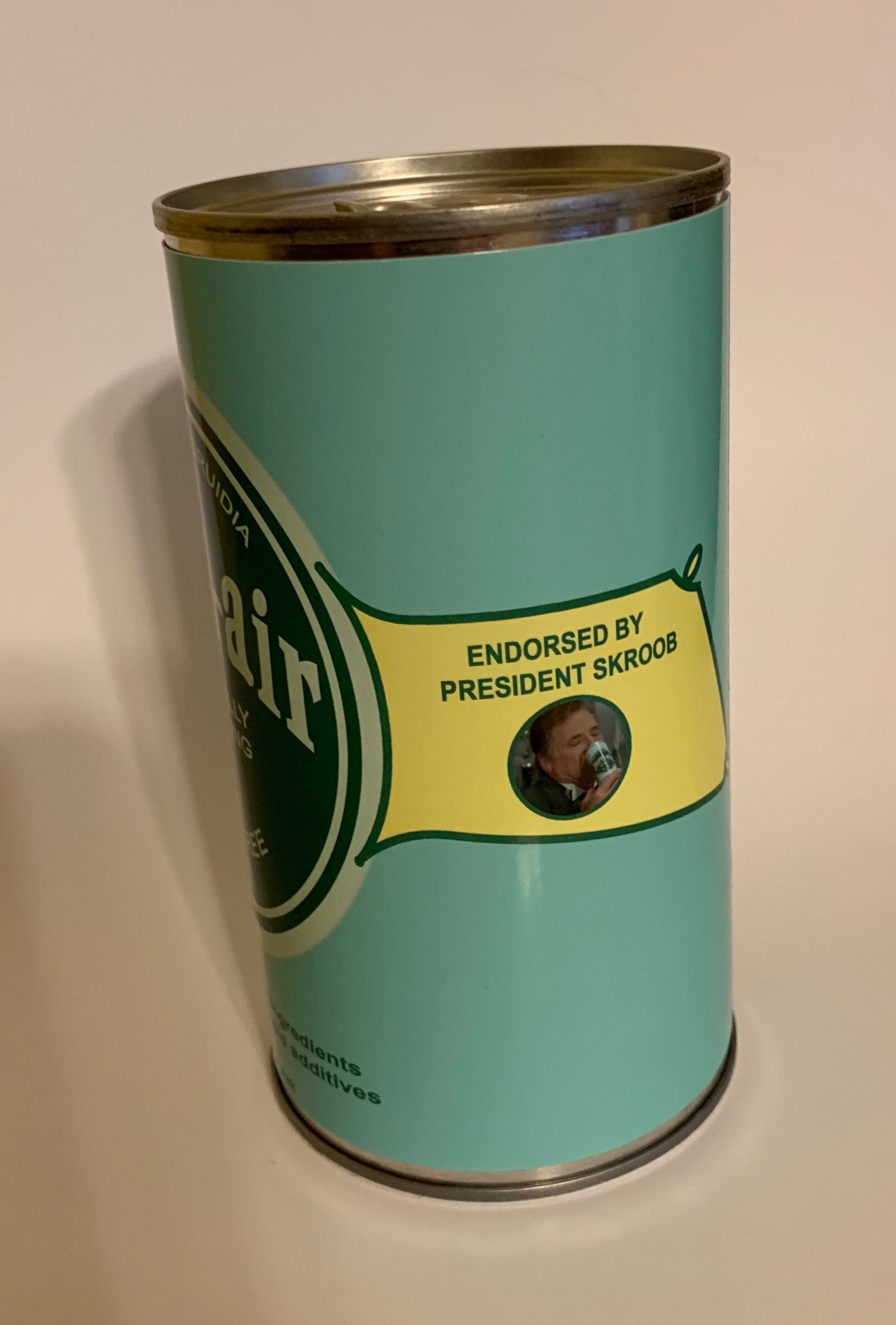 Spaceballs Prop Replica Canned Air Can /empty With Bottom Etsy