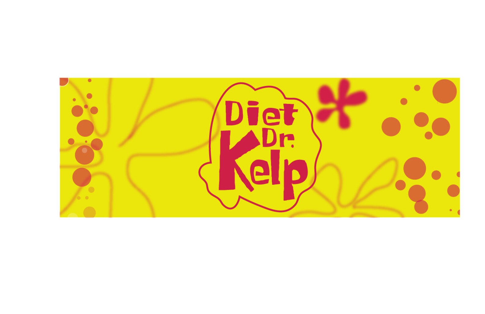 Spongebob Squarepants DIET DR. KELP Yellow Version 2 Liter Etsy