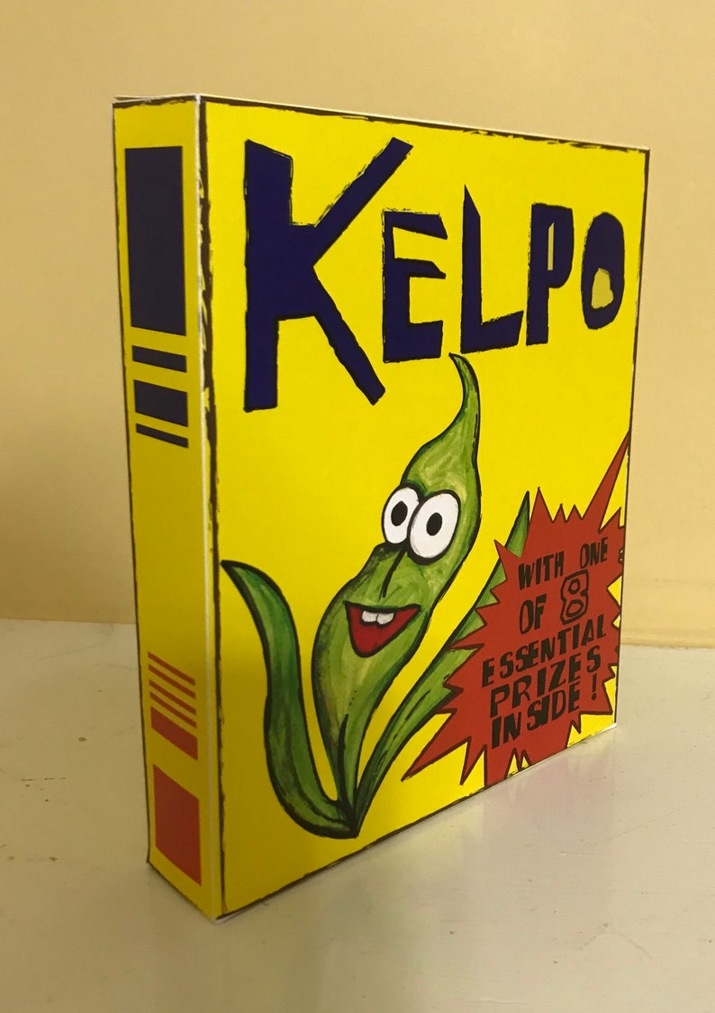 Spongebob Squarepants KELPO Cereal box 2 sizes available