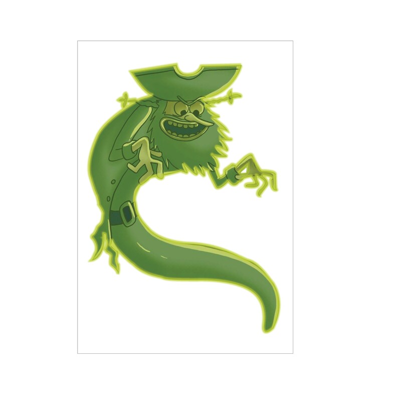 Spongebob Squarepants FLYING DUTCHMAN Large Cutout Great for - Etsy