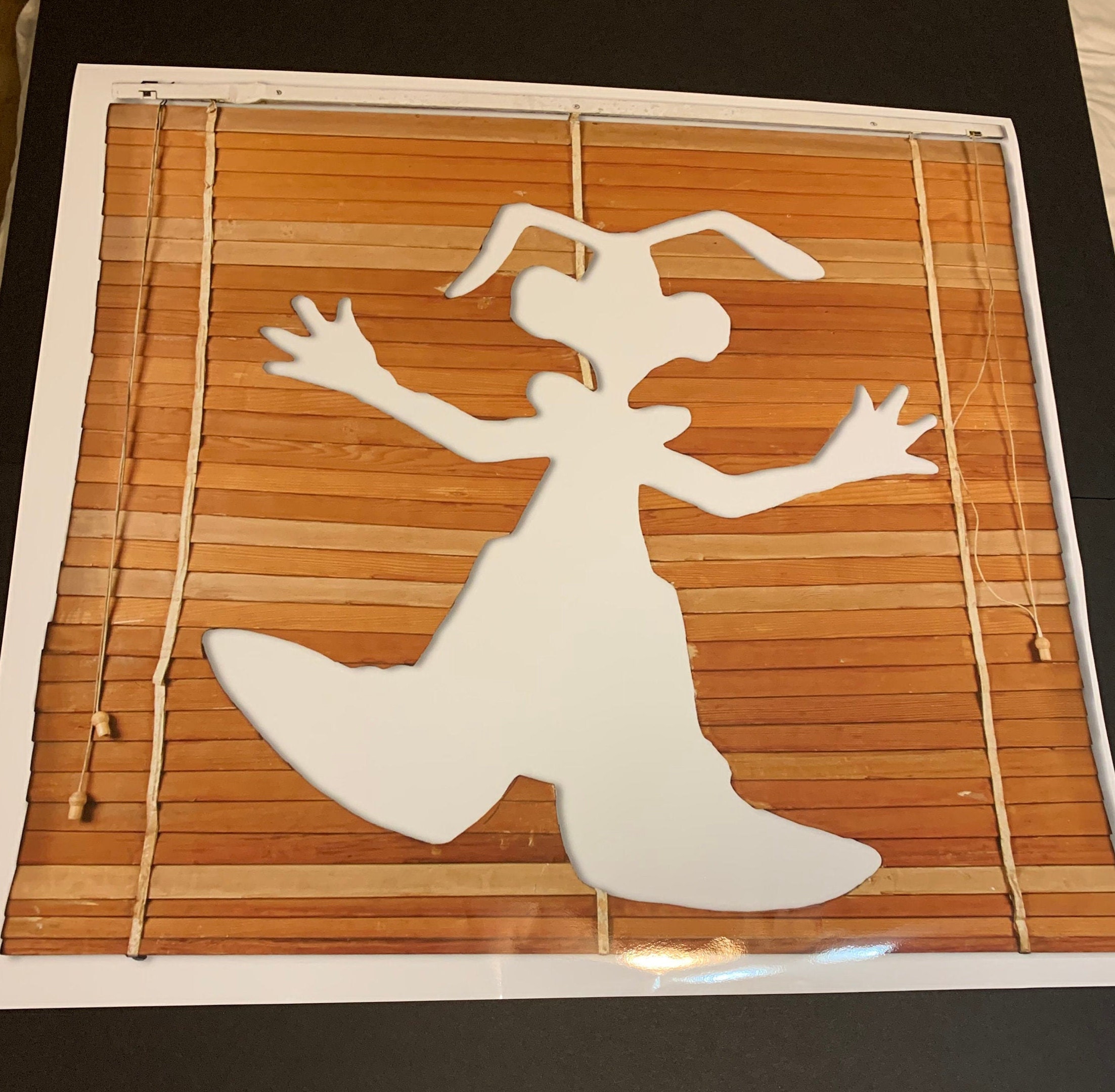 Who Framed Roger Rabbit ROGER Silhouette Cut Into Window Shade - Etsy ...