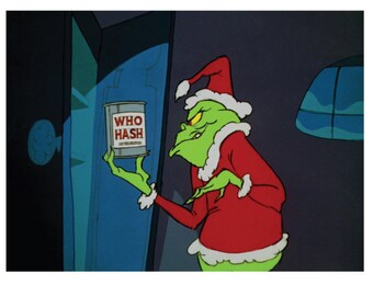 NEW : the Grinch Original Cartoon WHO HASH Can With Print - Etsy Canada