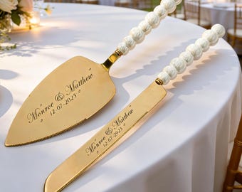 Custom Wedding Cake Server Set, Custom Cake Server, Wedding Gifts, Wedding Ceremony Dessert Silverware, Birthday Anniversary Gifts