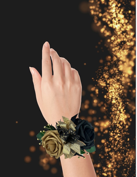 prom flowers for black and gold dress Cinderella Divine 9239 Sparkling Grade 8 Graduation main image 1