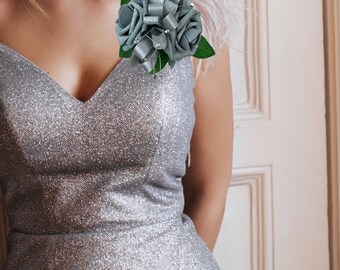 what color corsage for silver dress Timeless Beauty - Any Color