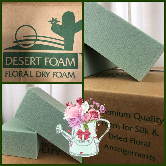 Floral Foam Dry, Desert Floral Foam, Dry Floral Foam Brick for Floral  Arrangements, Floral Foam Block for DIY Projects, Floral Foam Brick 