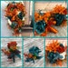 see more listings in the Teal  Turquoise Bouquet section