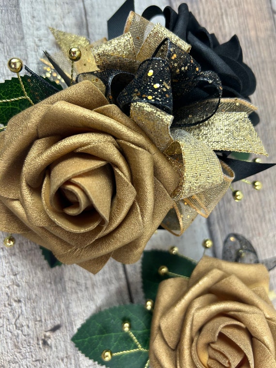prom flowers for black and gold dress BABARONI Lace Dusty Sage Prom Dresses A-line Scoop Floral Ruched Pleated Beaded Sequins Appliqued main image 1