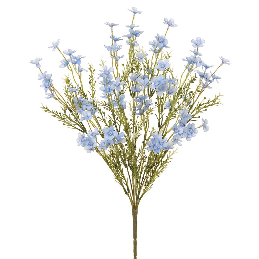 Flowers Blue for Home Decor Artificial for Wedding