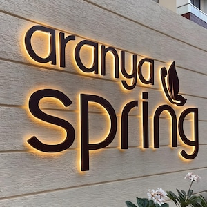 Letrero luminoso para exteriores, letrero con logotipo para escaparate, letrero con letras 3D, letrero de tienda, letrero con letras prefabricadas, letras de canal, letrero de salón